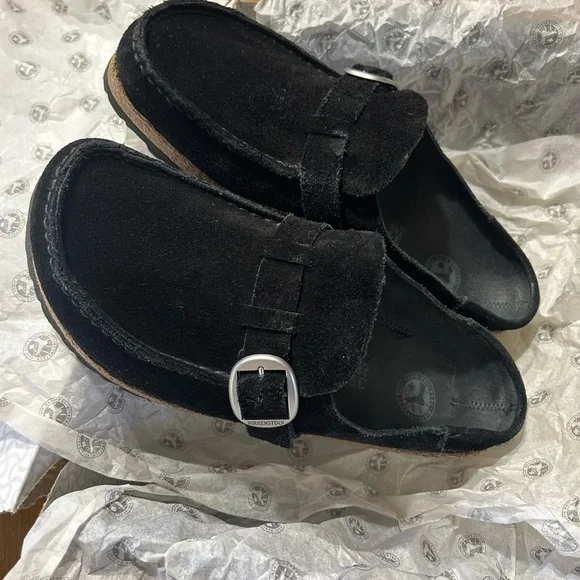 Buckley Black Suede Birkenstock - Picture 2 of 6